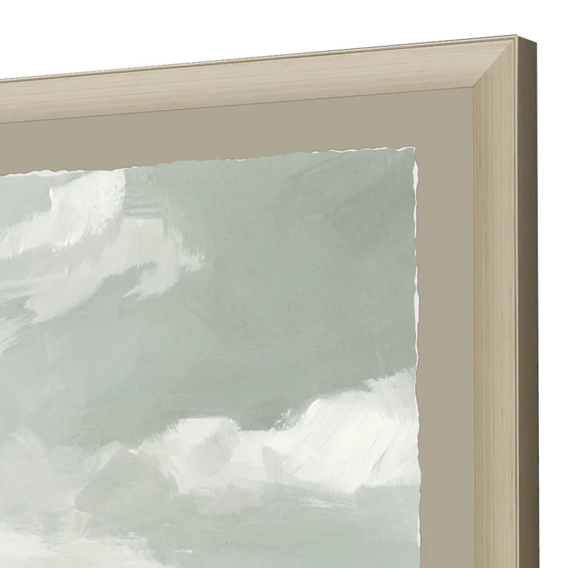 Gray Stone Sky I S/2 Framed Art