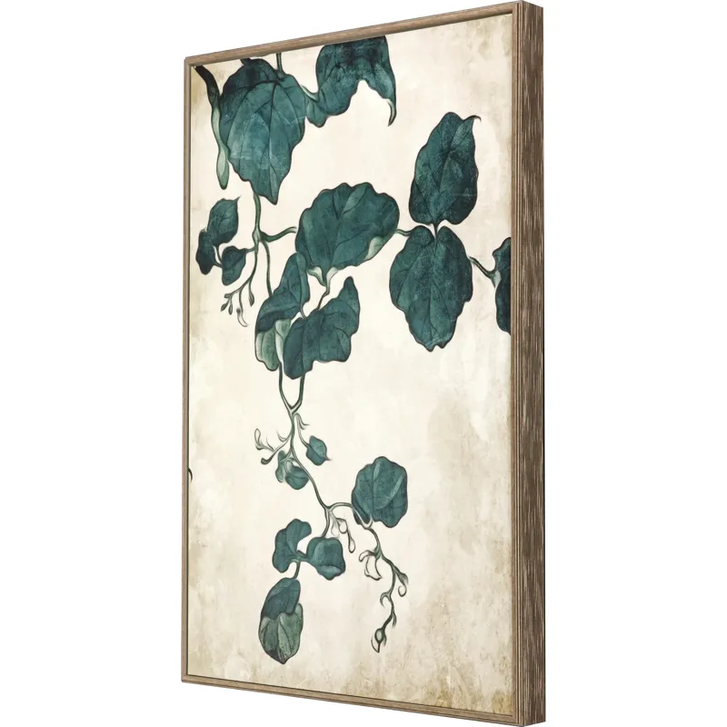 Hanging Leaf II Framed Art