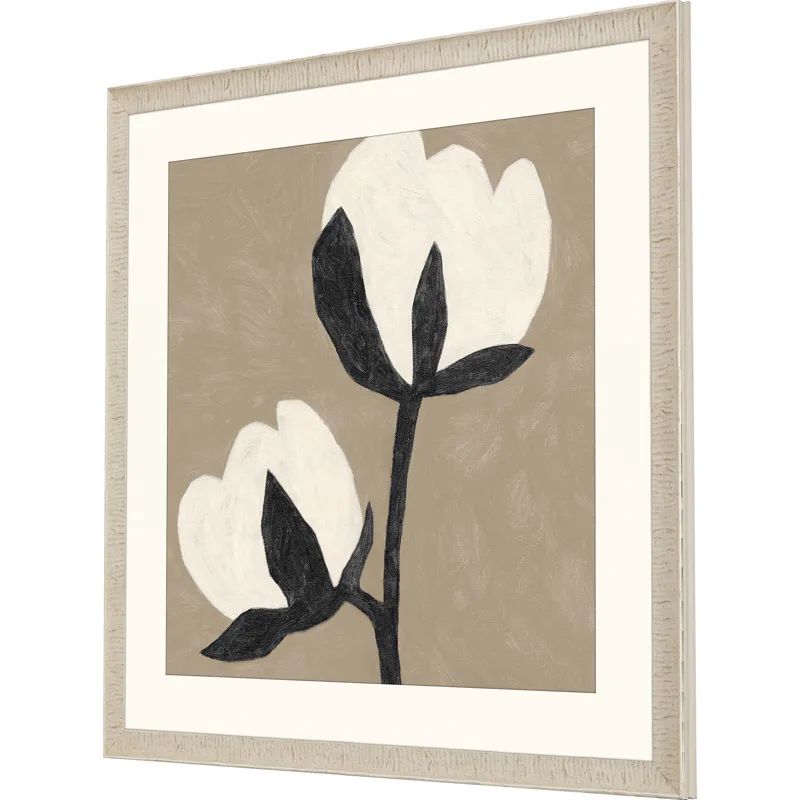 Delicate Sketch Duet Framed Art