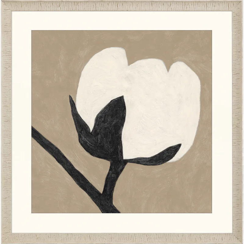 Delicate Sketch Solo Framed Art