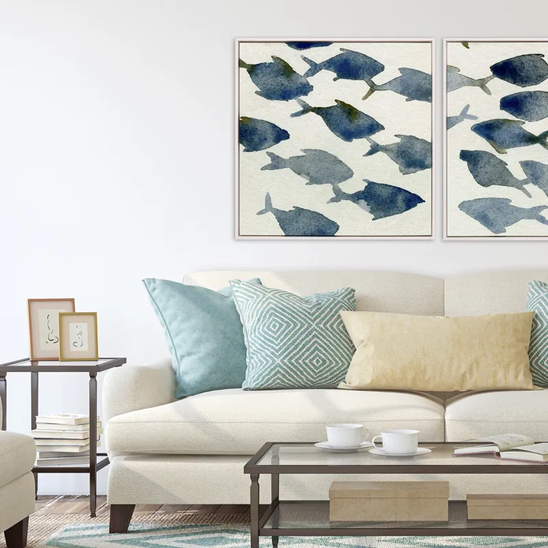 Fish Friends II Canvas