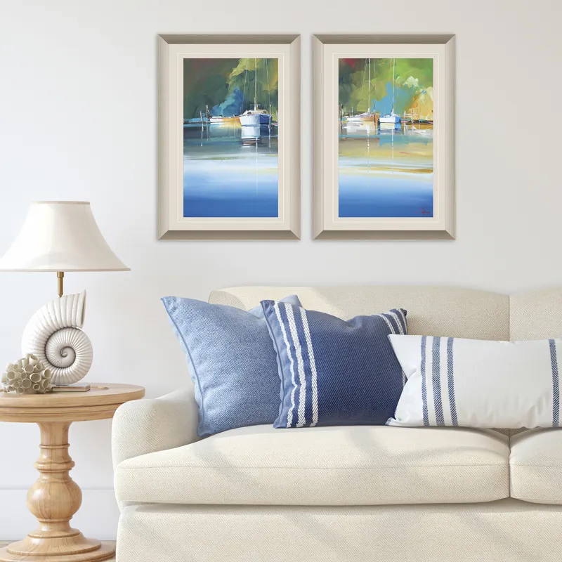 Light at Metung S/2 Framed Art