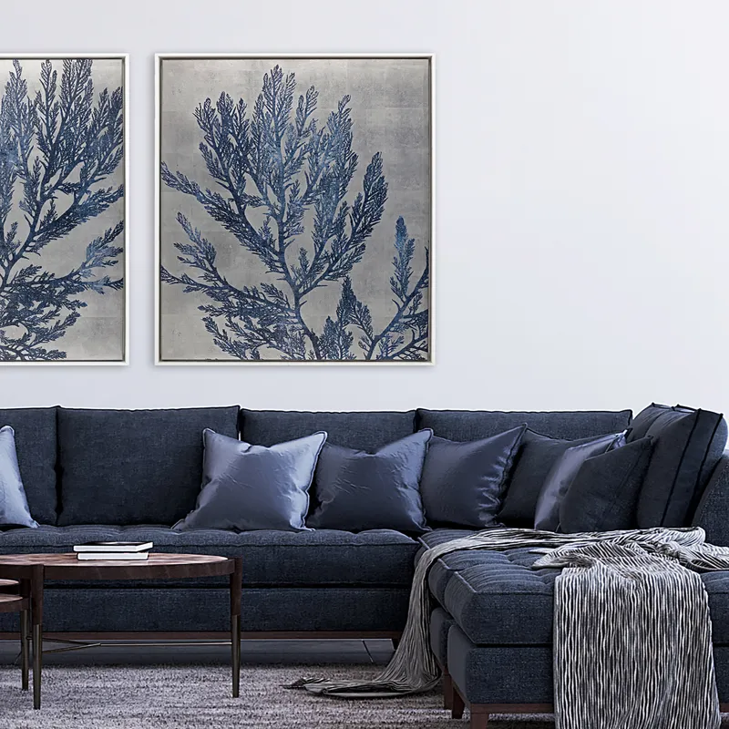 Silver Isle II Canvas