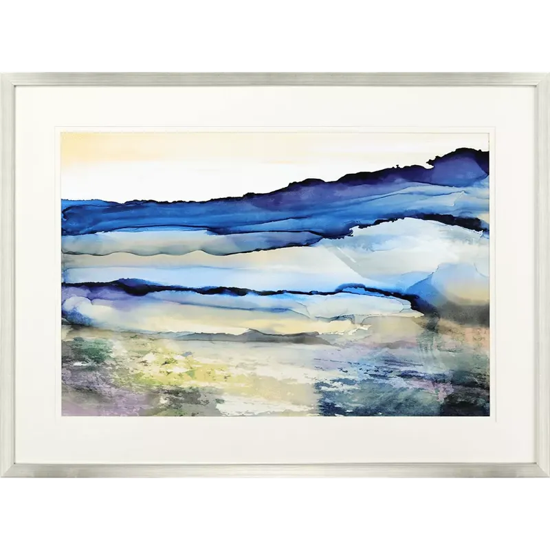 Bluescape 3 Framed Art