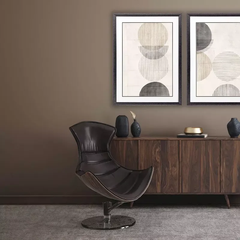 Stitched Spheres I Framed Art