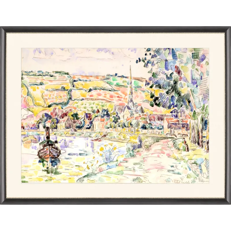 The River Bank Framed Art