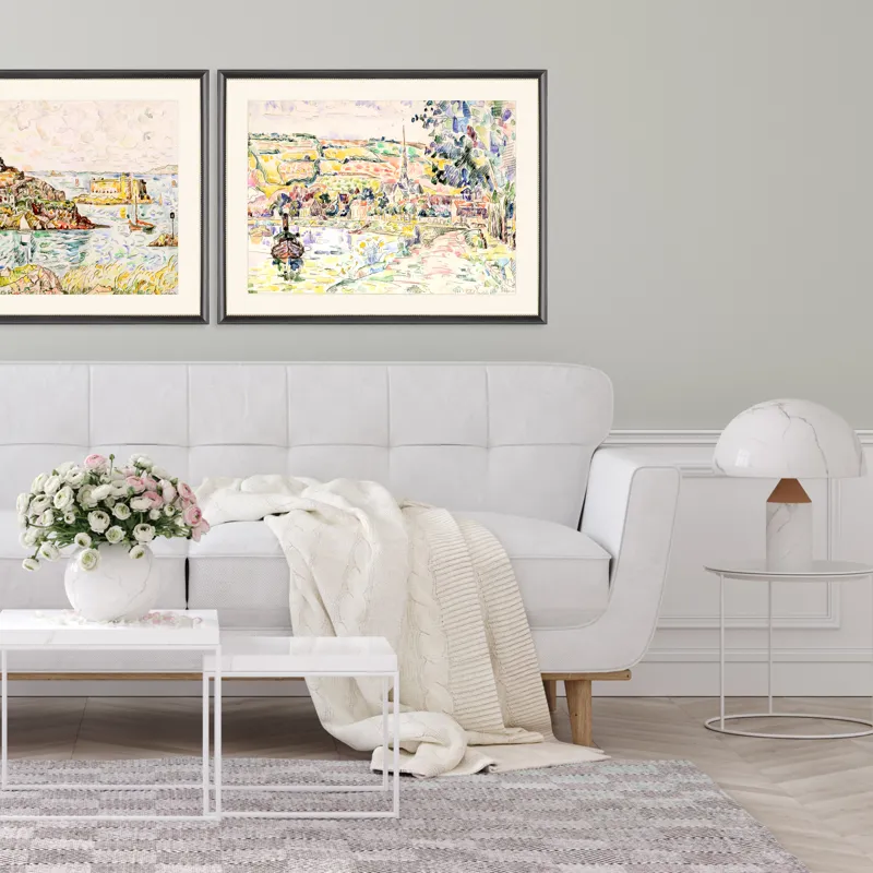 The River Bank Framed Art