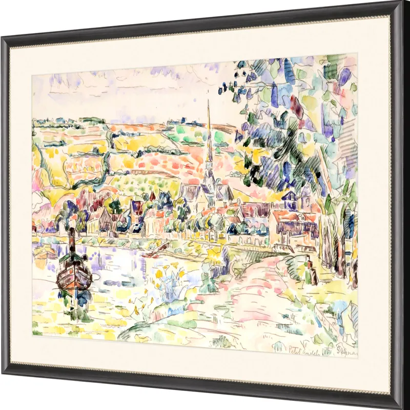 The River Bank Framed Art