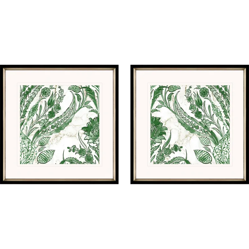 Kelly Ikat I S/2 Framed Art