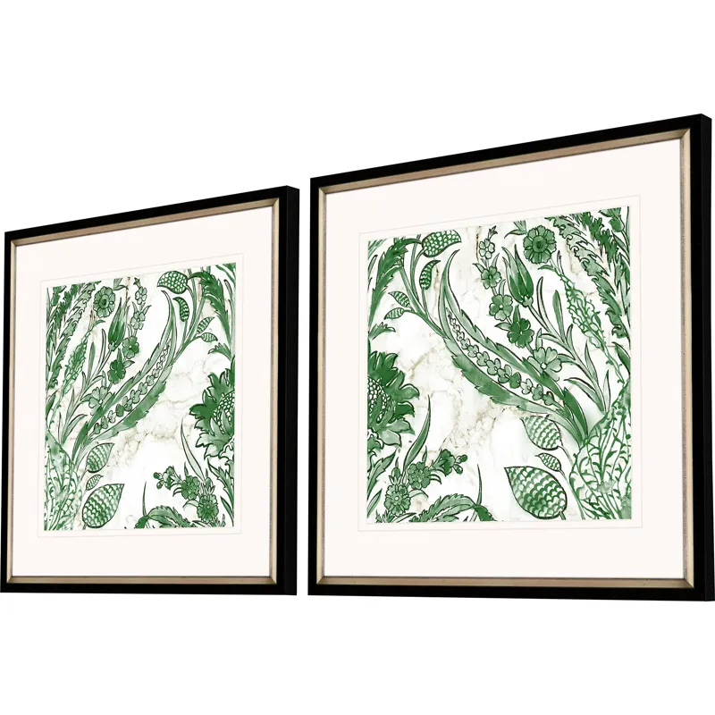 Kelly Ikat I S/2 Framed Art