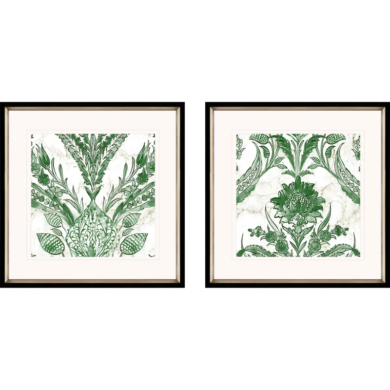 Kelly Ikat II S/2 Framed Art
