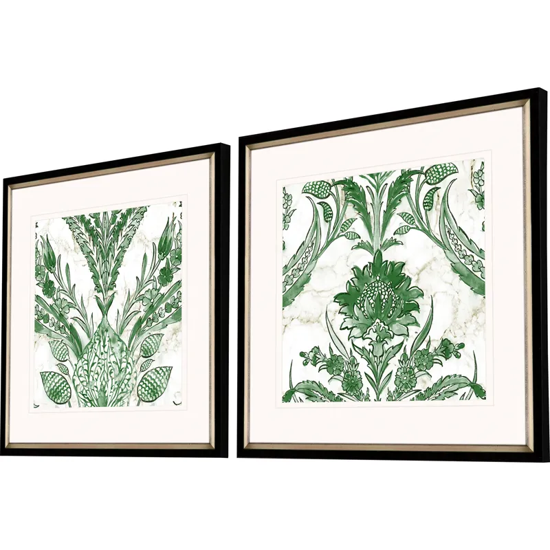 Kelly Ikat II S/2 Framed Art