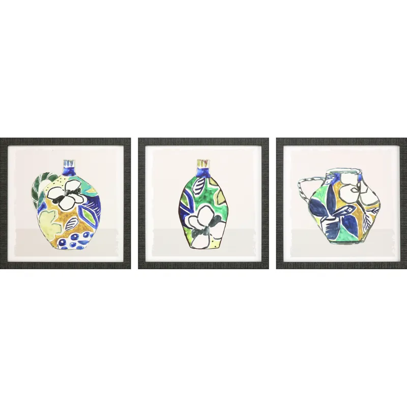 Picasso Vase S/3 Framed Art