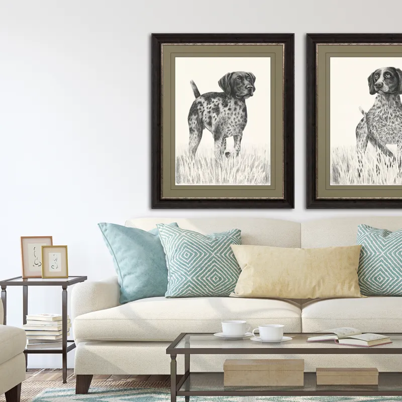 Canine Gaze Framed Art