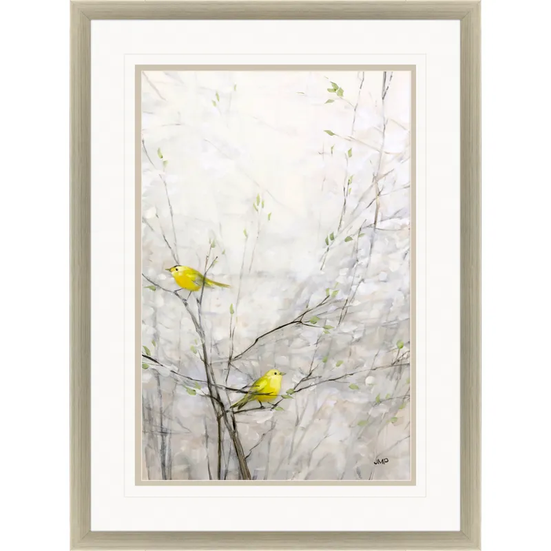 Birds in Trees I Framed Art