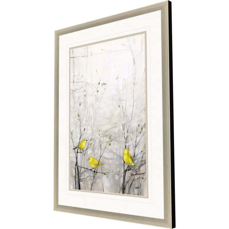 Birds in Trees II Framed Art