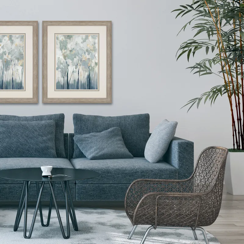 Blue Forest Adventure II Framed Art