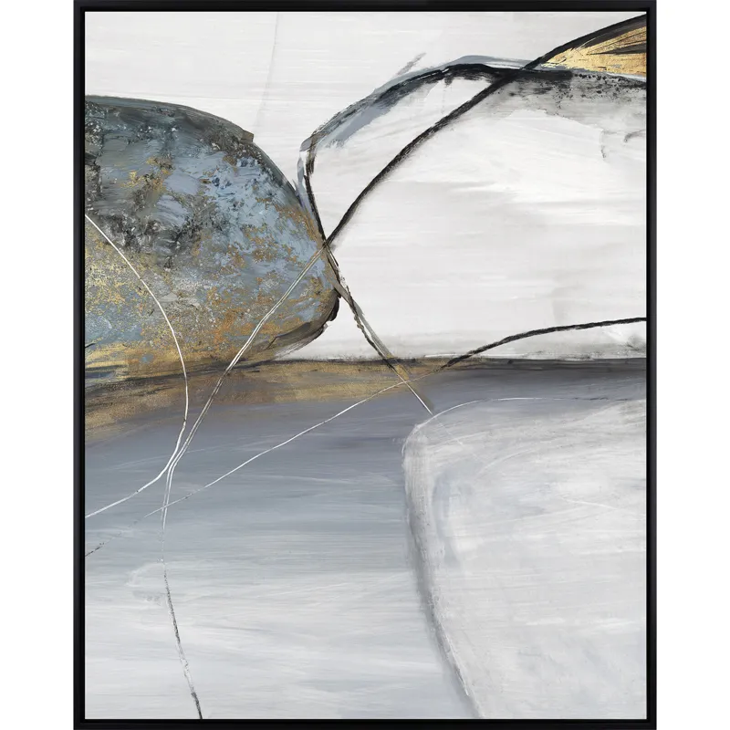 Teal Stones II Canvas