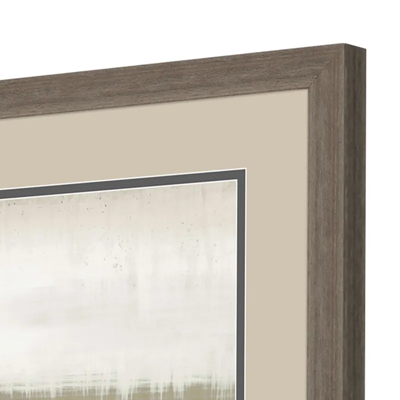 Neutral Sandbar Panel S/2 Framed Art