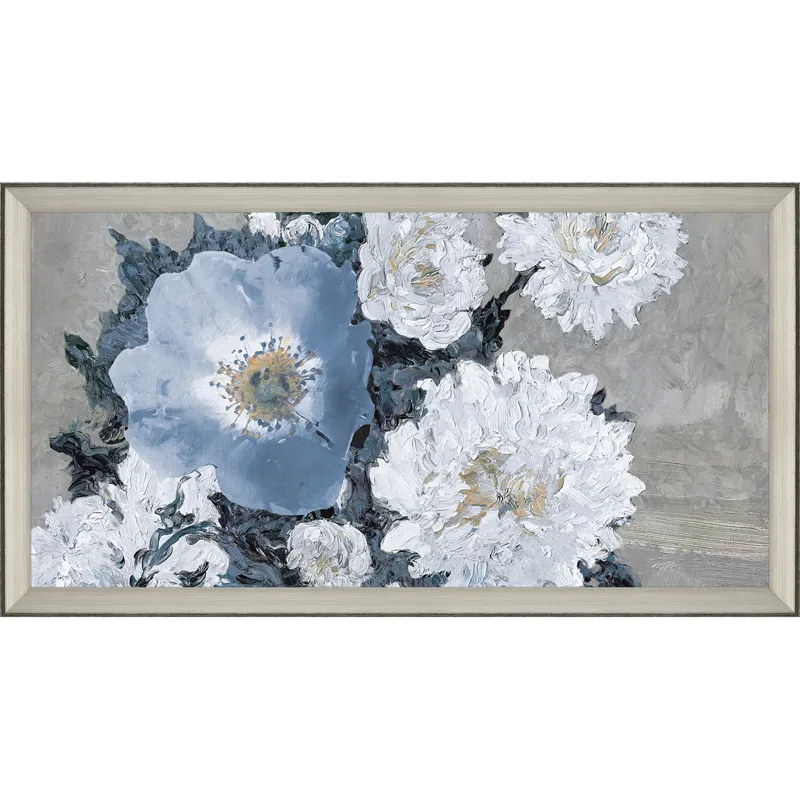 Lyrical Floral - Burst Framed Art