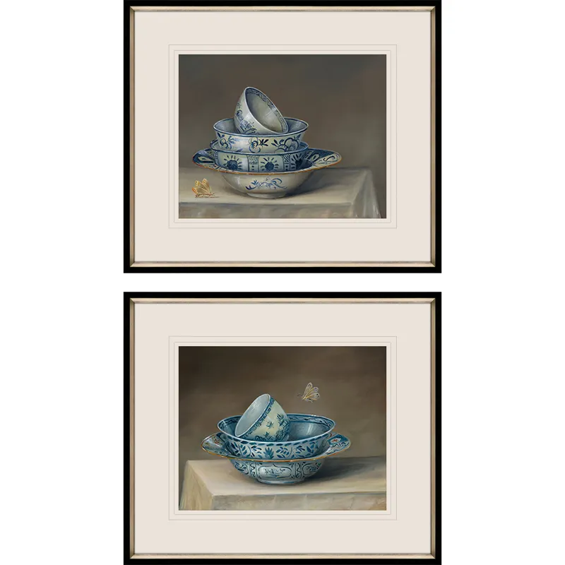 Traditional Bowl S/2 Framed Art