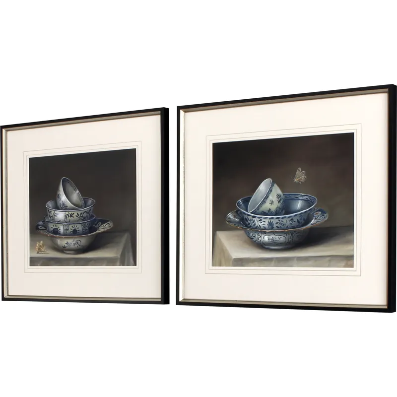 Traditional Bowl S/2 Framed Art