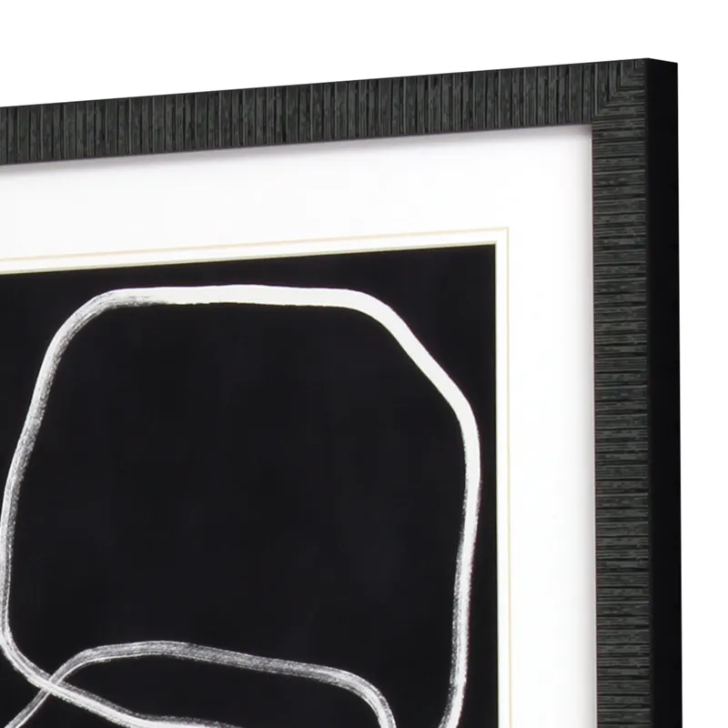 Naive Lines II S/3 Framed Art