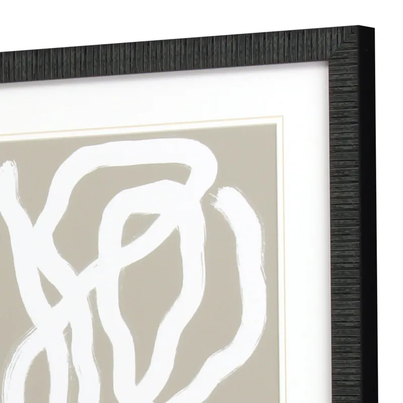 Naive Lines III S/3 Framed Art
