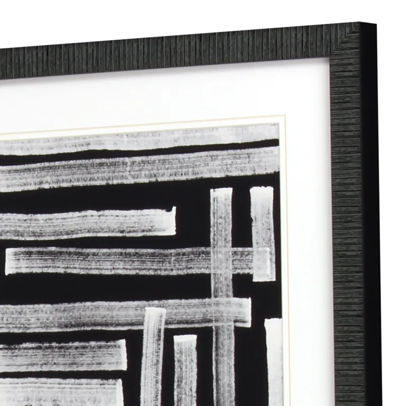 Naive Lines IV S/3 Framed Art
