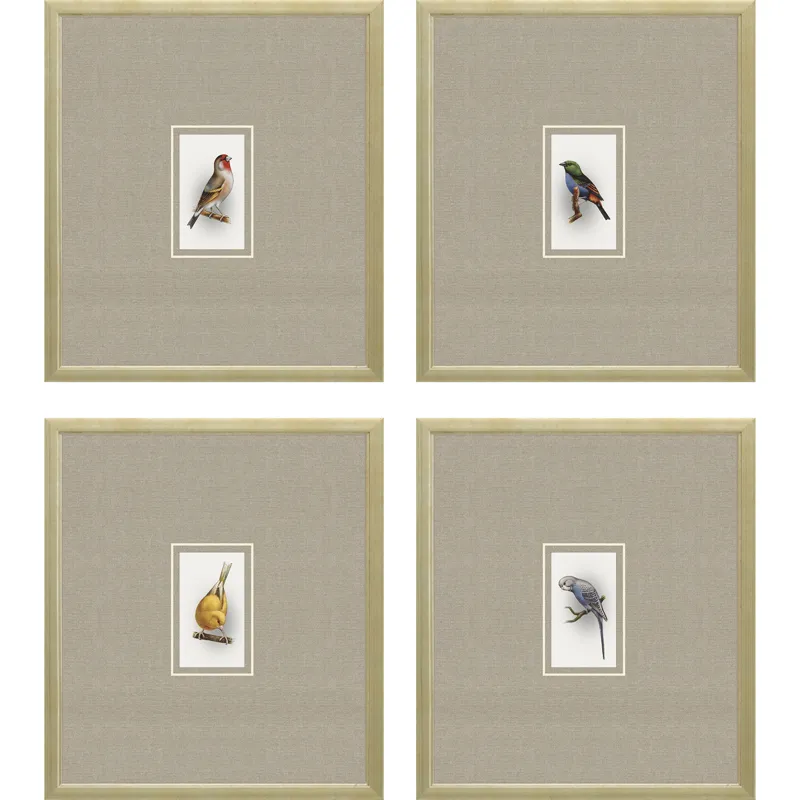 Here Birdie II S/4 Framed Art