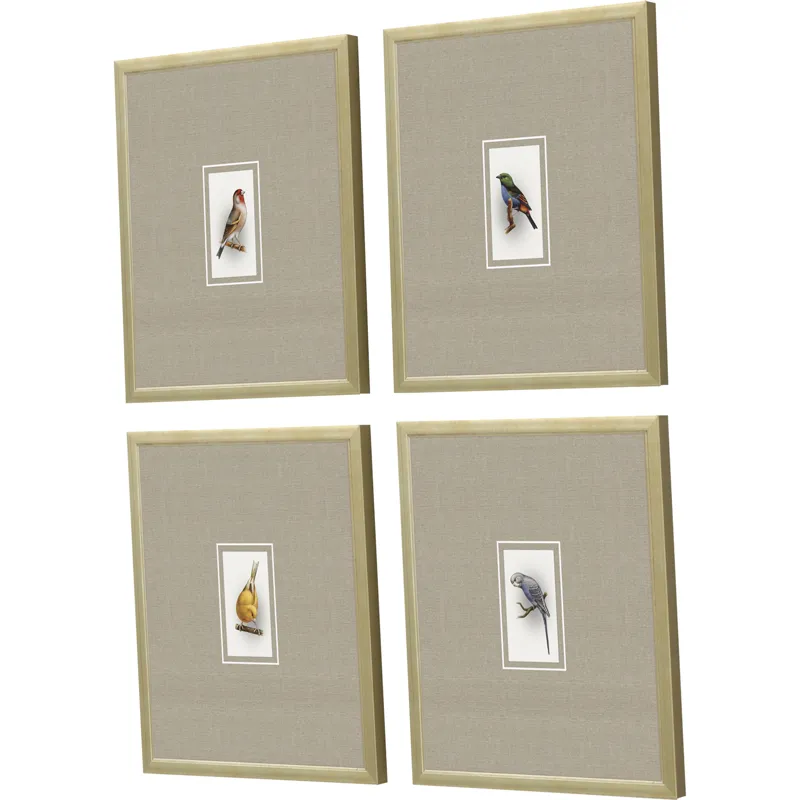Here Birdie II S/4 Framed Art