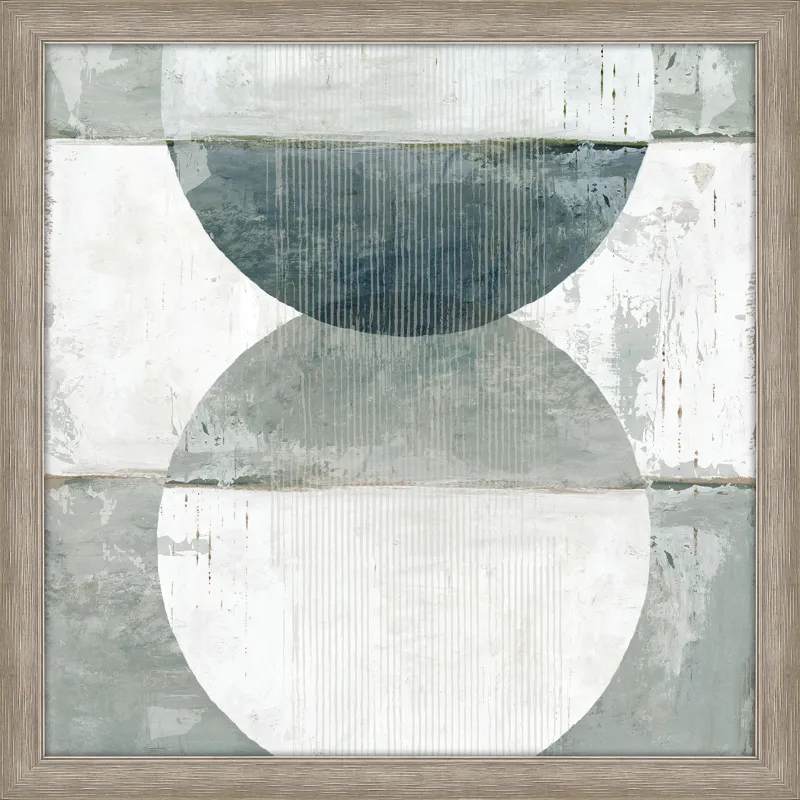 Pewter Plate I Framed Art