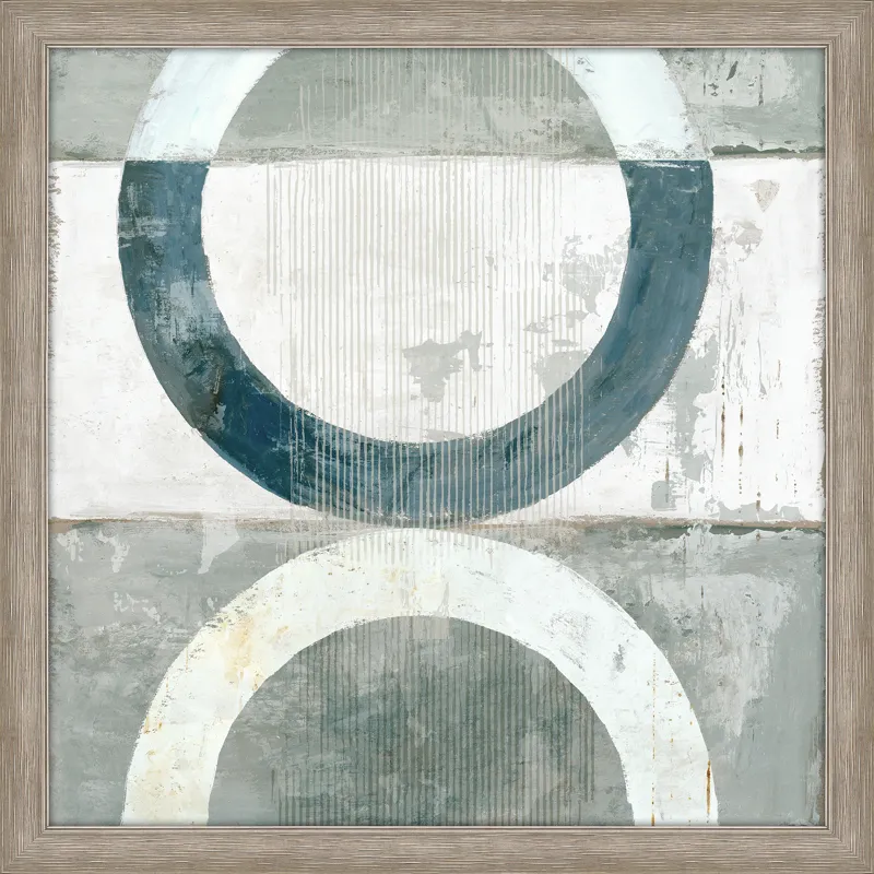 Pewter Plate II Framed Art