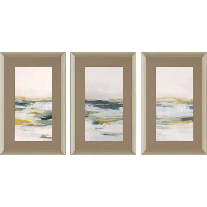Ochre Vista S/3 Framed Art