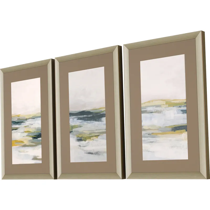 Ochre Vista S/3 Framed Art