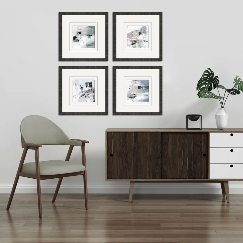 Abstract Blend S/4 Framed Art