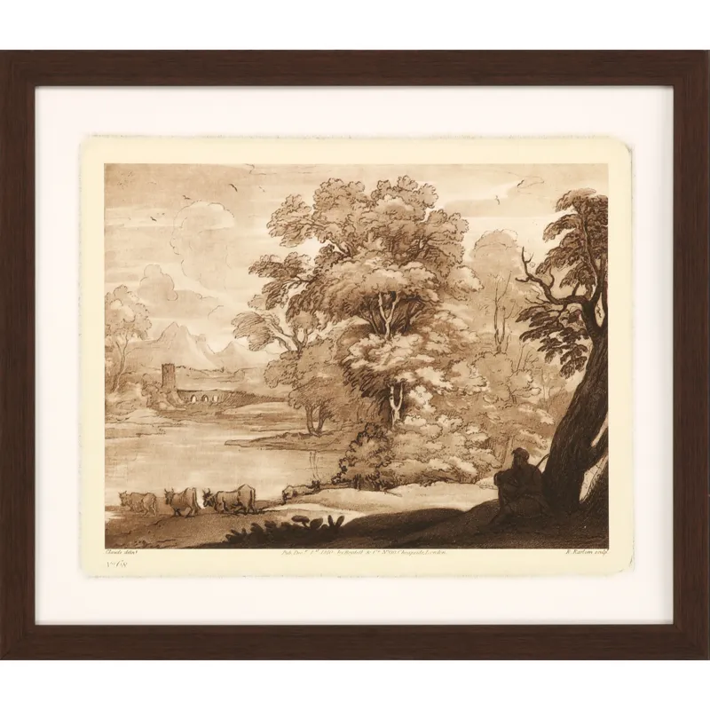 Pastoral Landscape I Framed Art