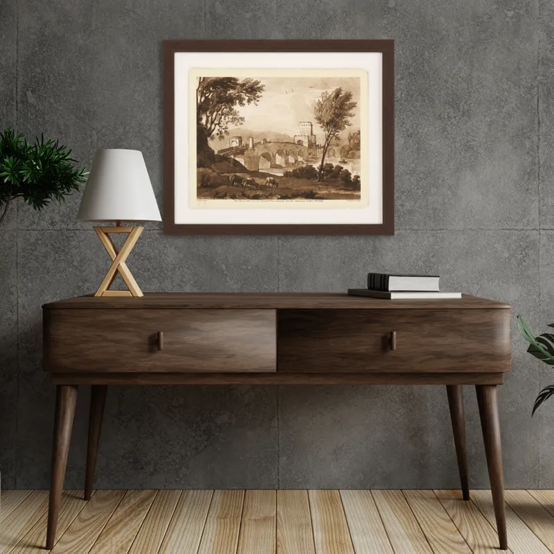 Pastoral Landscape II Framed Art