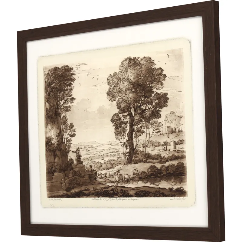 Pastoral Landscape IV Framed Art