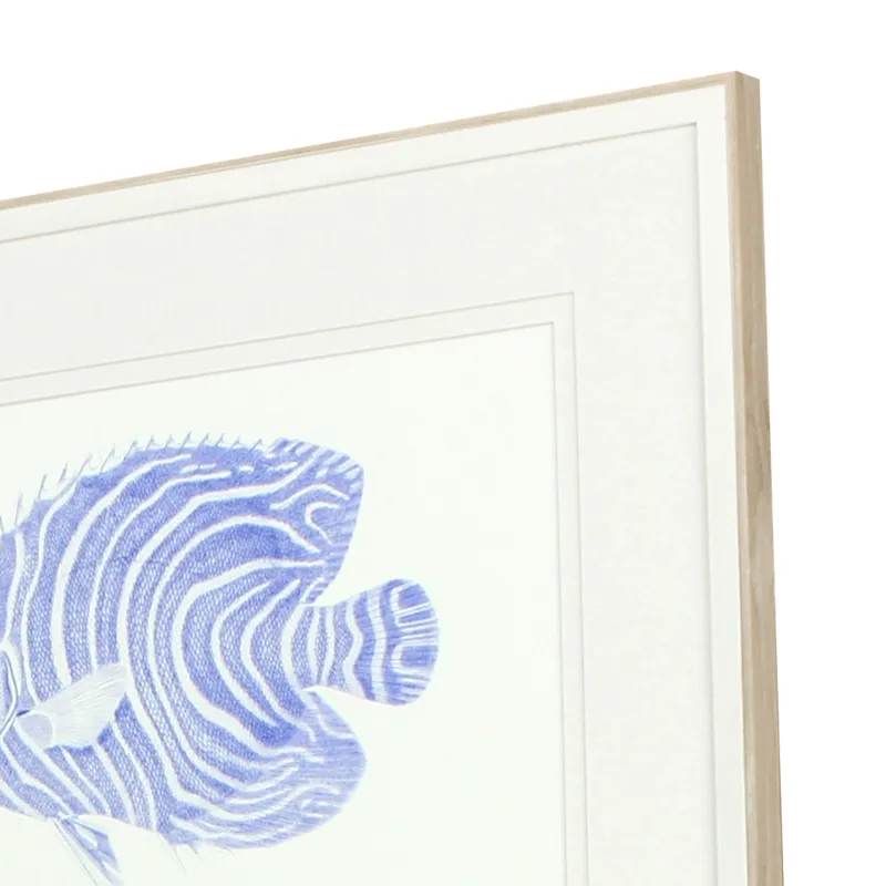 Blue Fish S/4 Framed Art