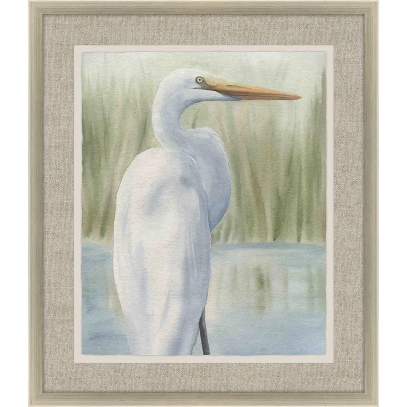 Dreams of Egret I Framed Art