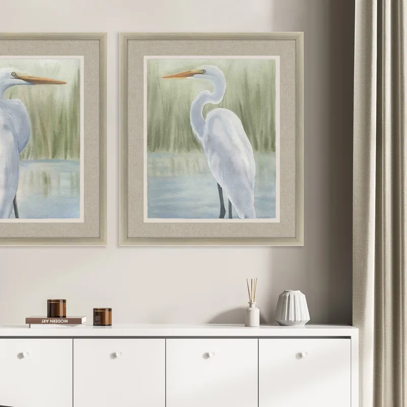 Dreams of Egret II Framed Art