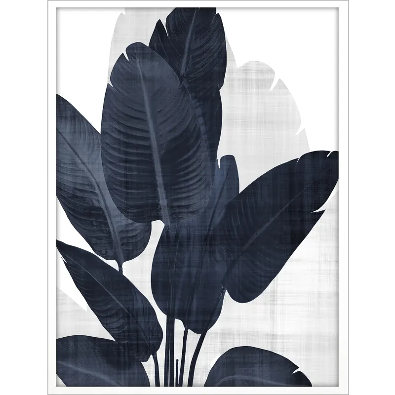 Azure Palm II Framed Art