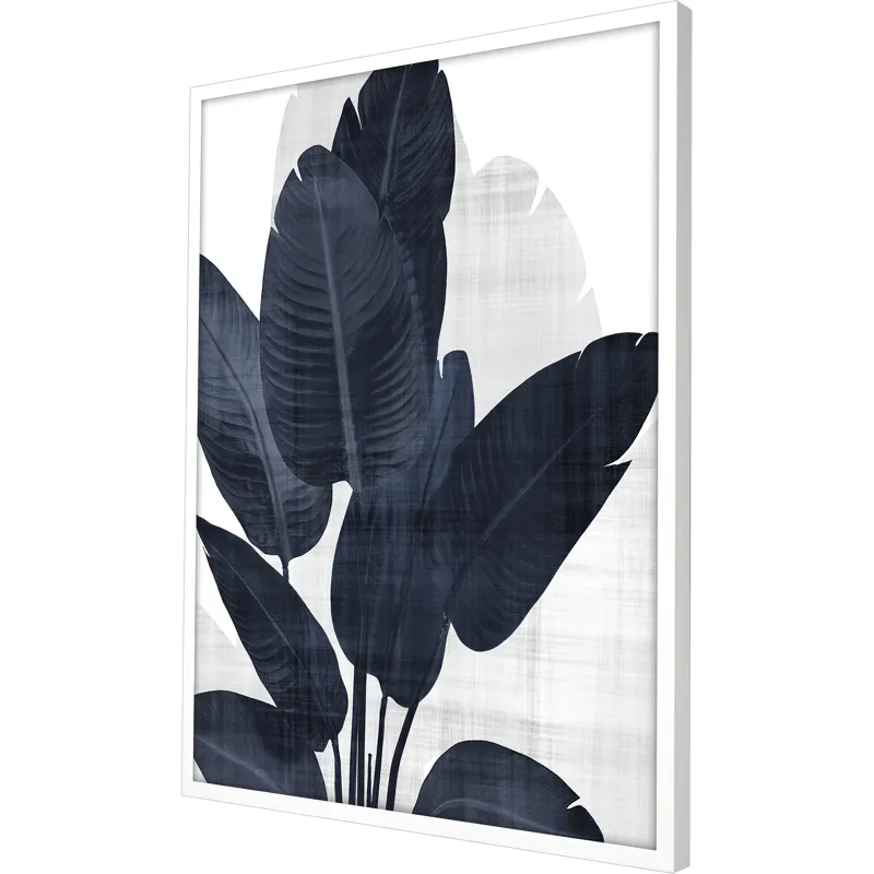 Azure Palm II Framed Art