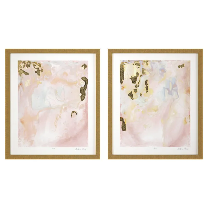 Gold Planet I S/2 Framed Art
