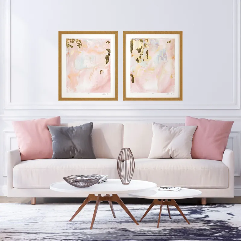Gold Planet I S/2 Framed Art