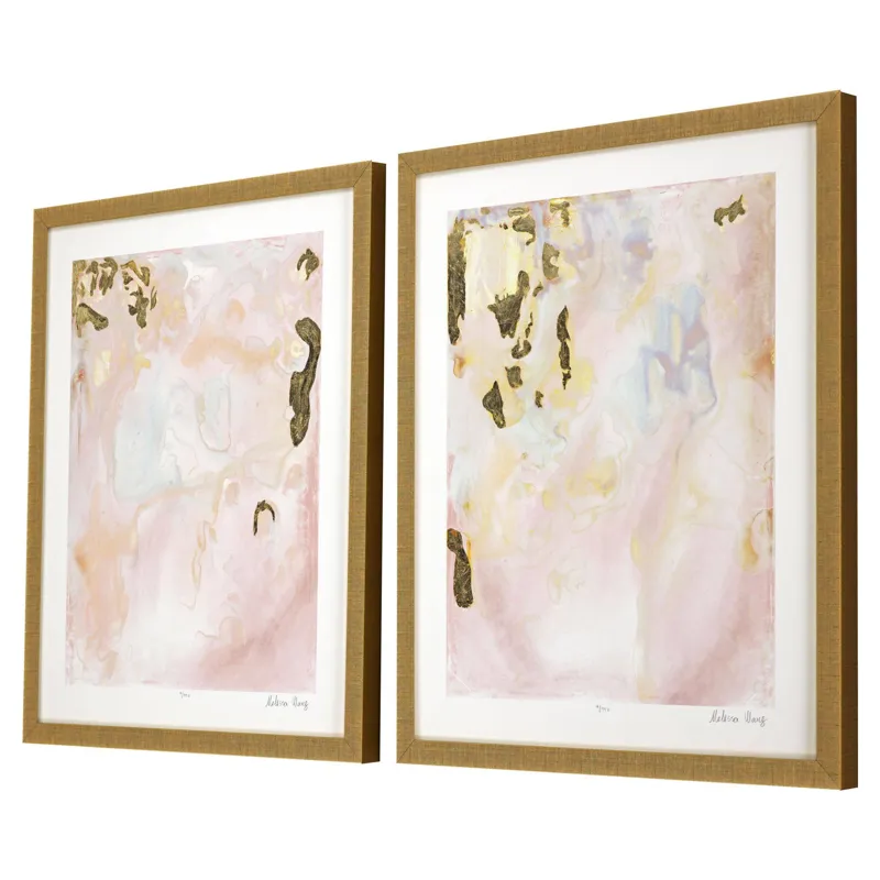 Gold Planet I S/2 Framed Art
