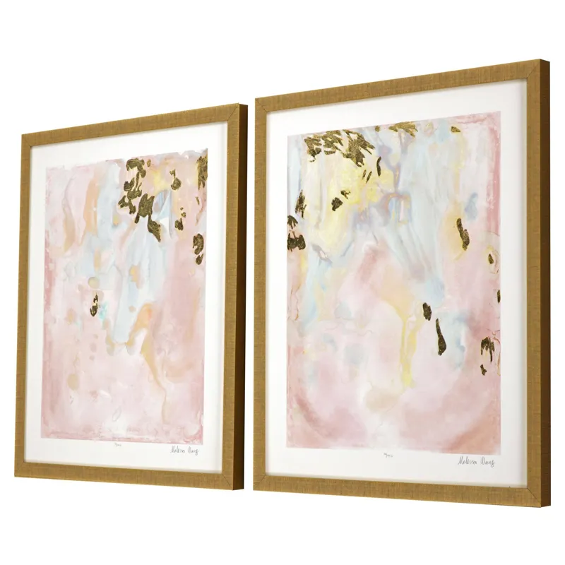 Gold Planet II S/2 Framed Art