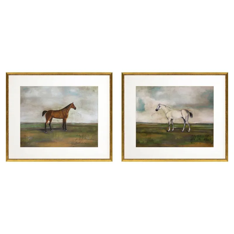 Equestrian I S/2 Framed Art