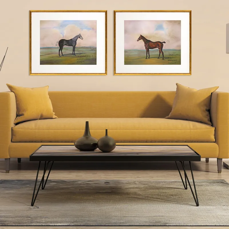 Equestrian II S/2 Framed Art